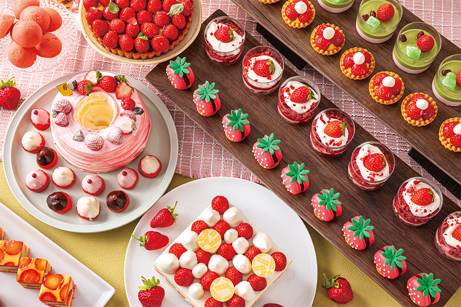 ローズホテル横浜,スイーツブッフェ,デザートブッフェ,横浜,ストロベリー,苺